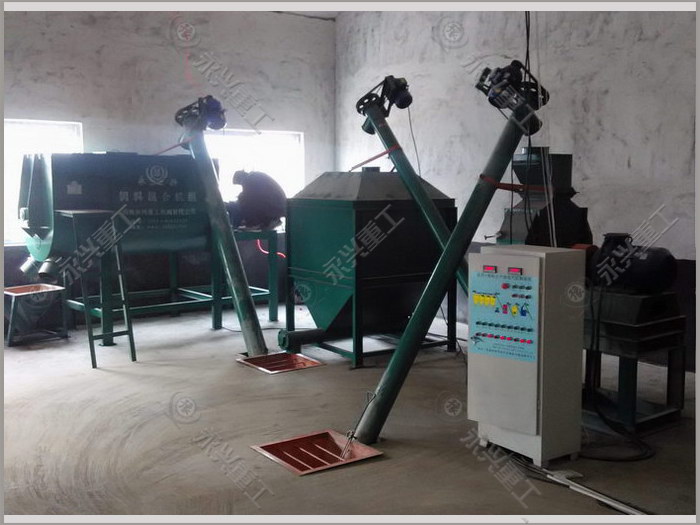 簡易飼料生產線